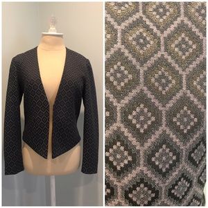 Banana Republic Petite Collarless Blazer